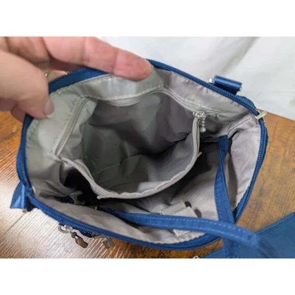 Baggallini Royal Blue Pocket Crossbody with RFID - Picture 9 of 10